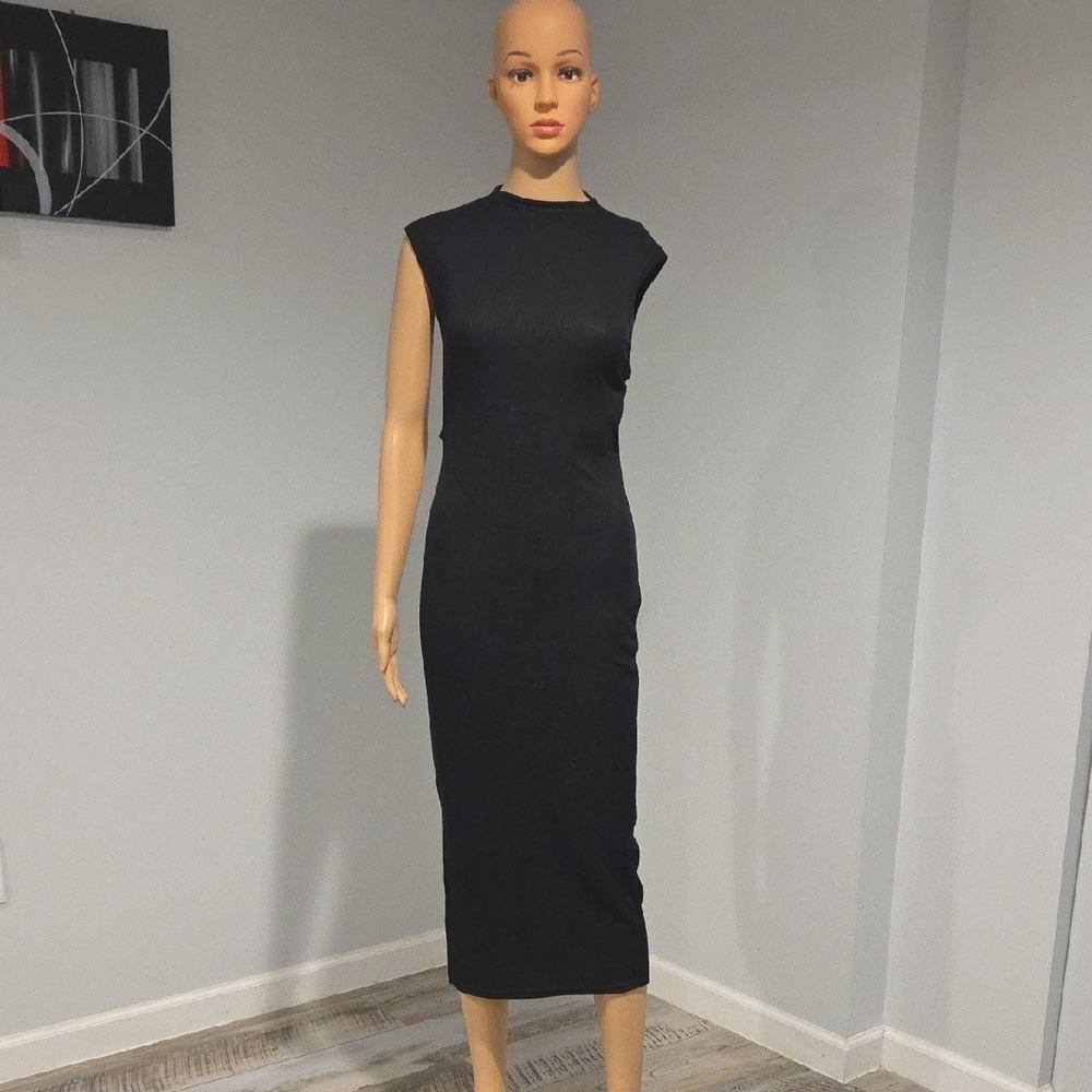 Cheap Monday Classic Black Midi Dress